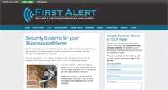 Desktop Screenshot of firstalertsystems.co.uk
